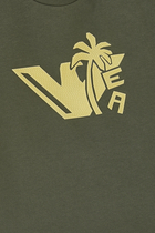 Kids Textured EA Logo T-shirt